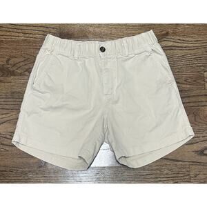 Bearbottom Men's Stretch 5.5" Inseam Khaki Elastic Waist Casual Shirts Sz M